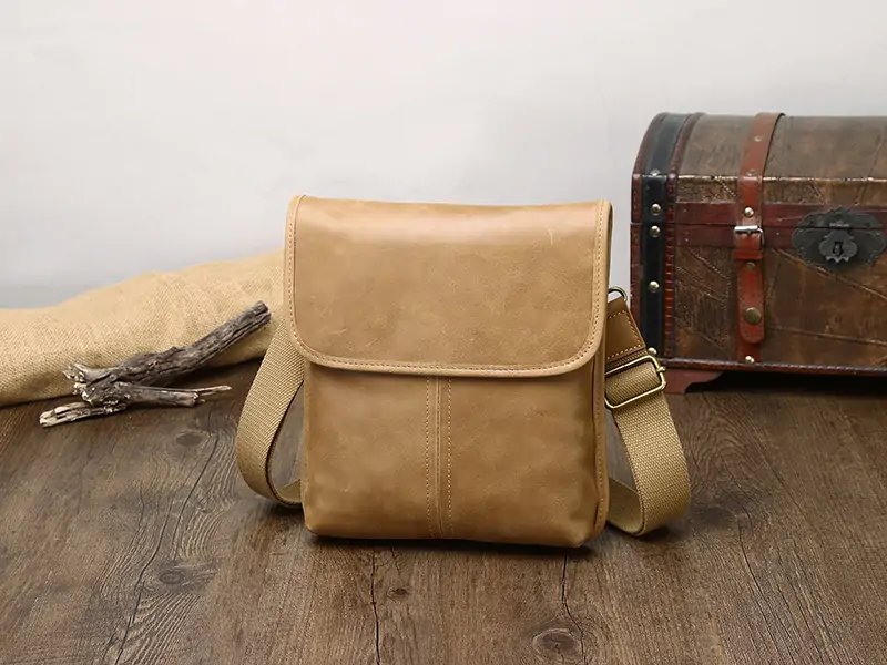 Leather Crossbody Bag 