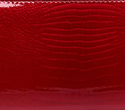 Patent leather crocodile pattern