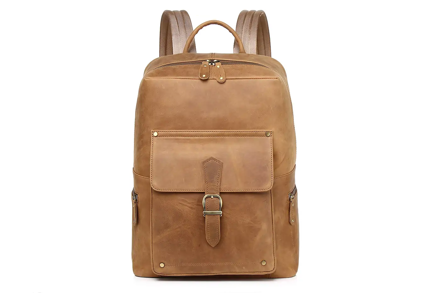 Genuine Leather Backpack Men Latop Bag G-78004