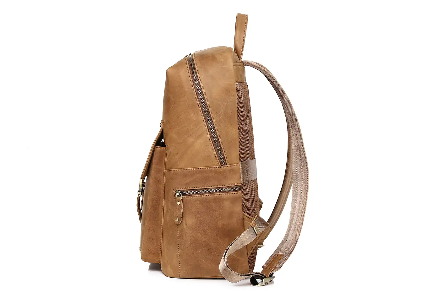 Genuine Leather Backpack Men Latop Bag G-78004