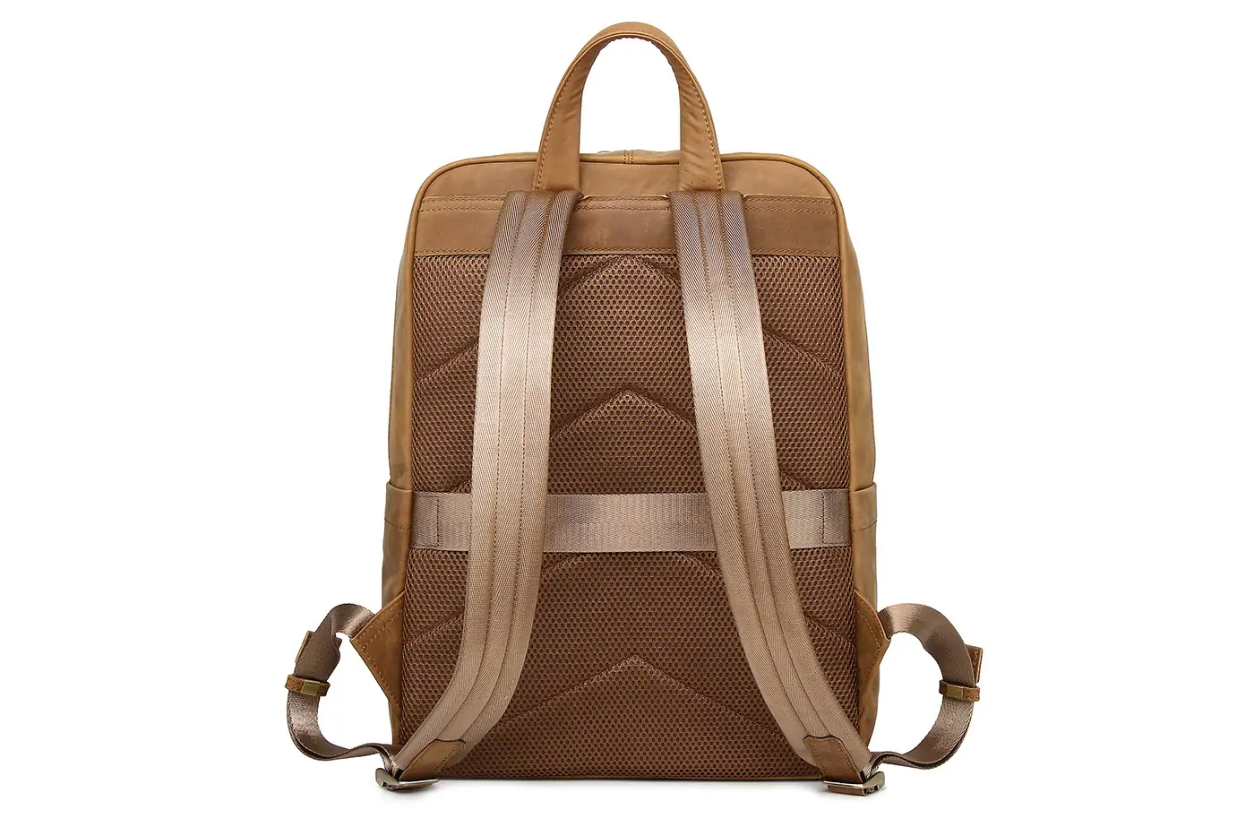 Baliya custom LOGO Leather Laptop Backpack - Men Leather Backpack