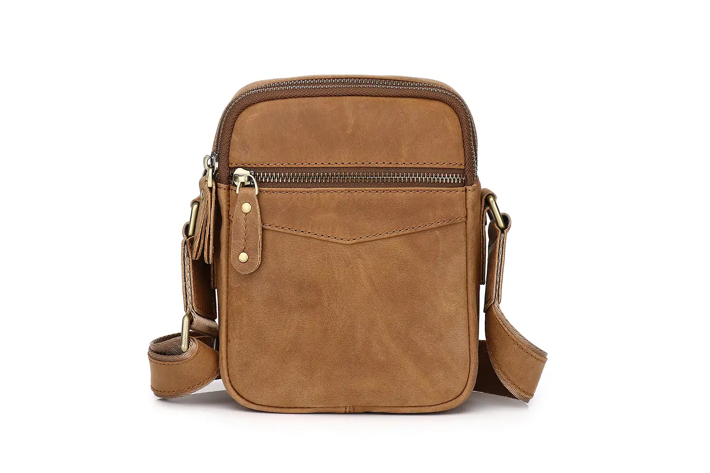 Large capacity cross-border leather crossbody bag for men GM-38007